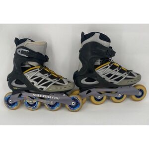 Salomon Motion 9 Ti Sz 9 Inline Speed Skates Roller Blades Black